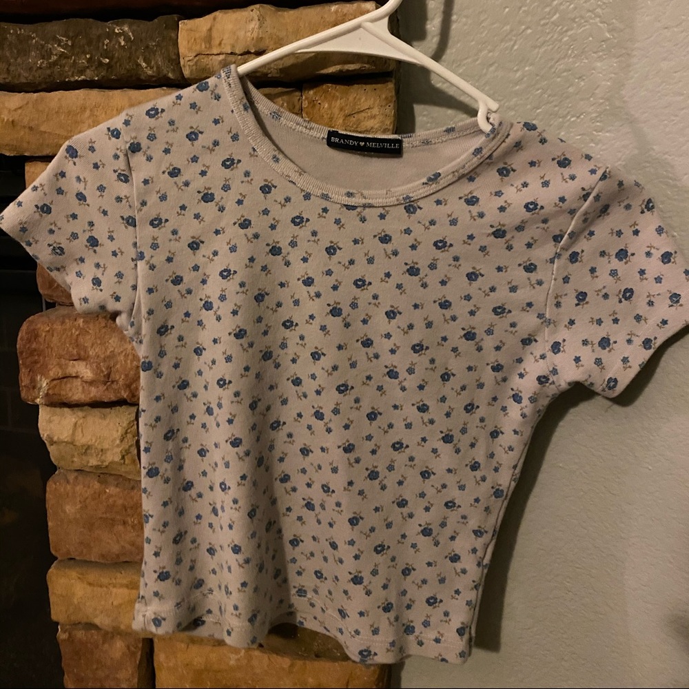 RARE BRANDY FLOWER SHIRT